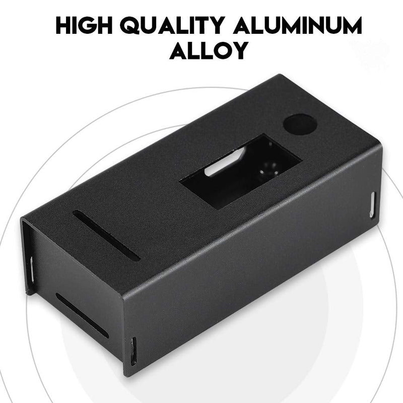  [AUSTRALIA] - Black Protective Box Case Enclosure Aluminium Alloy Box Protective Case for Raspberry Pi Zero