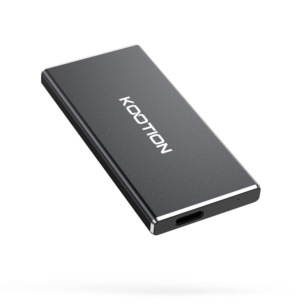  [AUSTRALIA] - KOOTION 250GB External Solid State Drive, USB 3.1 Type-C SSD Mini Portable Hard Drive for Mobile PC Laptop (250GB, Black)