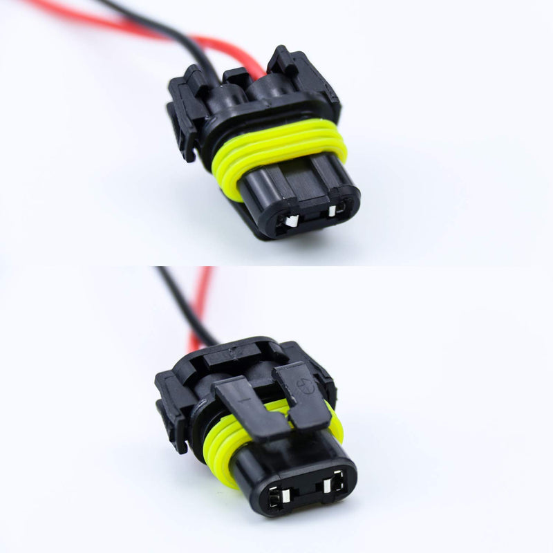  [AUSTRALIA] - iBrightstar 9005 9006 Female Adapter Wiring Harness Sockets Wire For Headlights Fog Lights