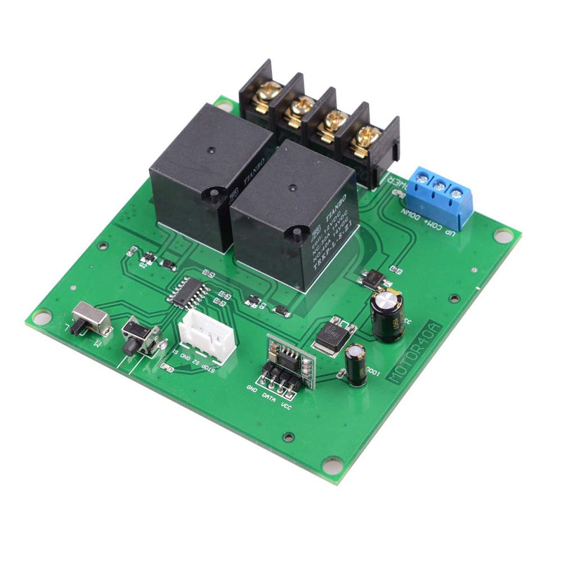  [AUSTRALIA] - DC 12V 40A Motor Remote Control Switch 2CH Motor Forward and Reverse Wireless Switch, 433Mhz Remote Control Relay Use for Car, Motor, Electric Curtain, Water Pump and More