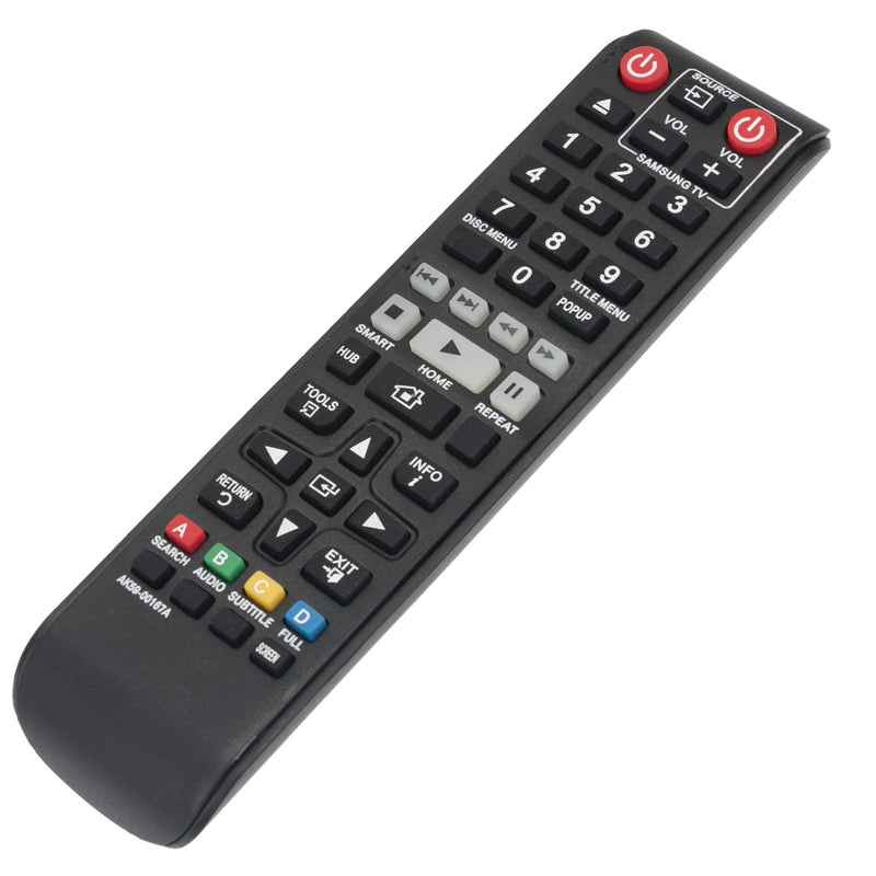 New AK59-00167A Replace IR Remote Control fit for Samsung Blu-ray DVD Disc Player BD-J6300 BD-J6300/ZA BD-JM63 BD-JM63C BD-F7500 BD-F7500/ZA BD-F6500 BD-F6700 BD-J7500 BD-J7500/ZA UBD-K8500 AK5900167A - LeoForward Australia