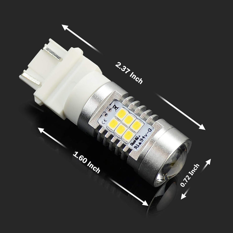 JDM ASTAR Extremely Bright PX Chips 3157 4057 4157 3156 White LED Bulbs For Backup Reverse Lights - LeoForward Australia