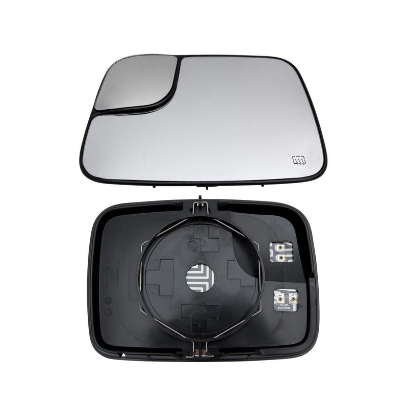  [AUSTRALIA] - New Replacement Driver Side Mirror Glass W Backing Compatible With 2002-2009 Dodge RAM 1500 2500 3500 Sold By Rugged TUFF