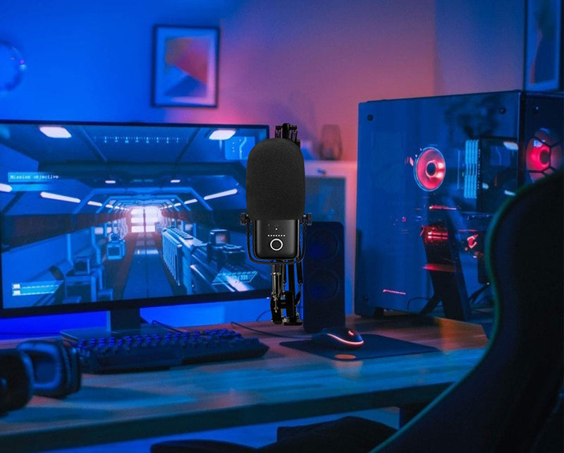  [AUSTRALIA] - Wave 3 Pop Filter - Professional Mic Windscreen Foam Cover Compatible with Elgato Wave USB Condenser Microphone to Reduce  Pops and Hisses by SUNMON