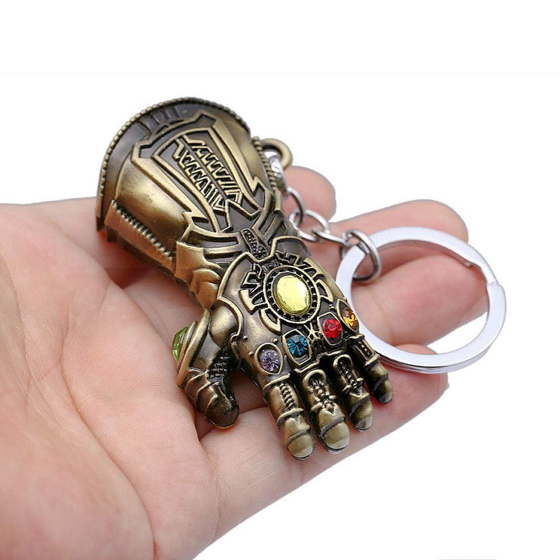  [AUSTRALIA] - VNFLY Infinity Gauntlet Keychain Bottle Opener Thanos Glove Keychain Bottle Opener Thanos Beer Bottle Opener Keychain (Bronze)