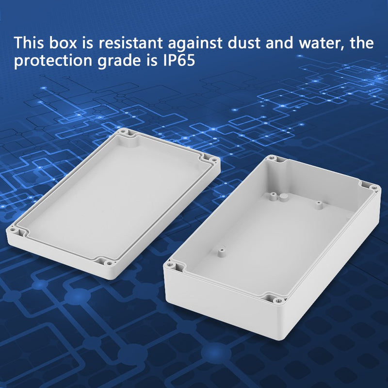  [AUSTRALIA] - Plastic electrical project enclosure IP65 waterproof junction box 200x120x56mm