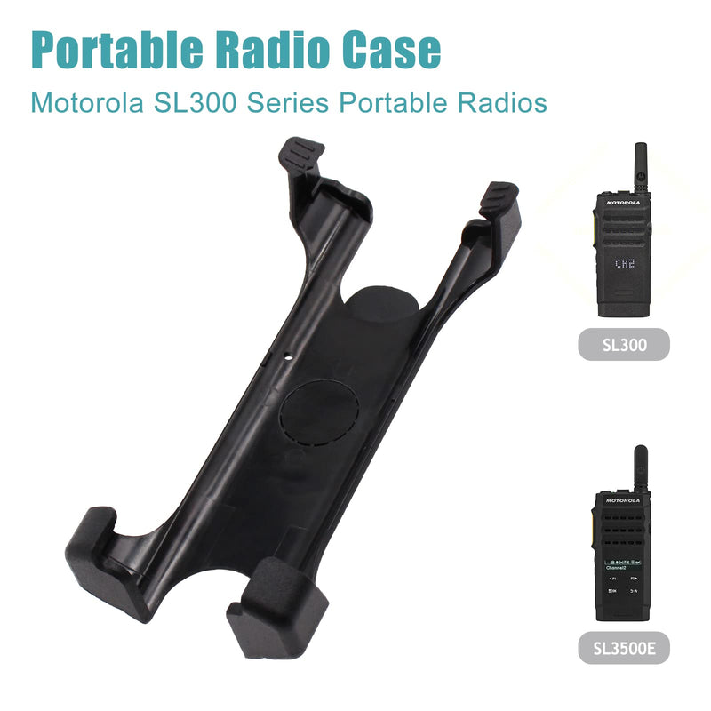  [AUSTRALIA] - Replace PMLN7190A PMLN7190 Carry Holder with Swivel Belt Clip Compatible for Motorola SL300 SL500 SL3500E SL1600 SL1M SL2M Portable Radios -1pc