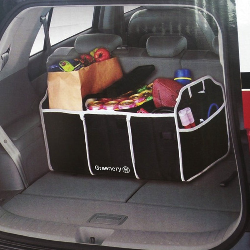  [AUSTRALIA] - Car Boot Storage Bag Organiser Folding Tidy Heavy Duty Car Trunk SUV Back Seat Booster Cargo Carrier Box Collapsible Shopping Travel Camping Picnic Barbecue Food Carrying Holder-Car and Tool Organizer