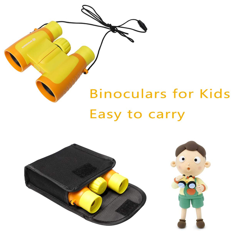  [AUSTRALIA] - BRESSER 3x30 High Resolution Kids Binoculars yellow