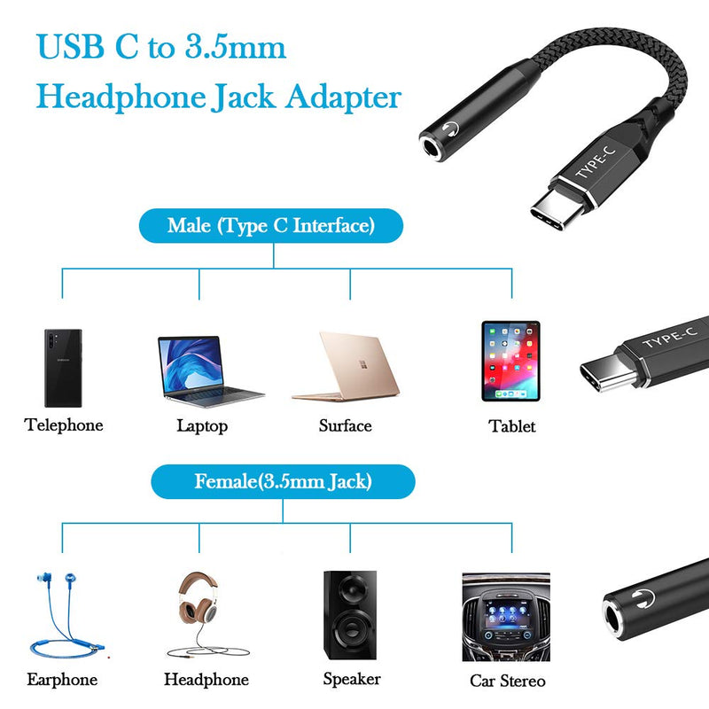  [AUSTRALIA] - APETOO USB C to 3.5mm Adapter for Samsung S23 Ultra S22 S21 S20 FE A53 Flip4,USB-C to 3.5mm Headphone Jack Audio Dongle Adapter Hi-Res DAC for Galaxy Note 20 10+ Tab S7 Pixel 6a 6 7 5 4XL OnePlus 10 9