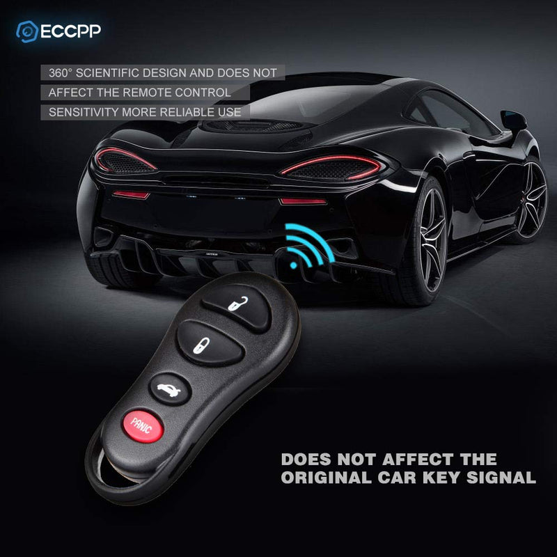  [AUSTRALIA] - ECCPP Replacement fit for Keyless Entry Remote Key Fob Chrysler Jeep Dodge Series GQ43VT17T (Pack of 1) X 1pc