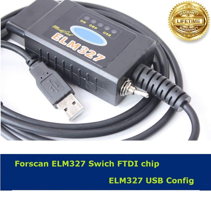 AuraTech Elm327 obd2 hs ms USB can Android OBD Modified elmconfig with FTDI chip HS-CAN/MS-CAN OBD2 - LeoForward Australia