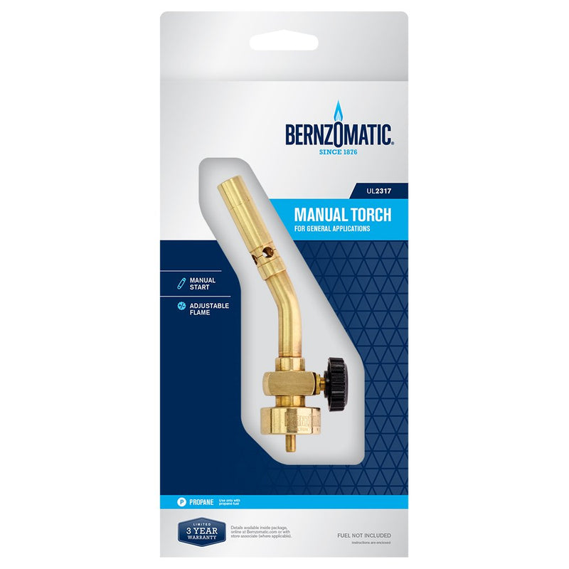  [AUSTRALIA] - BernzOmatic Basic Use UL2317 Brass Pencil Flame Propane Torch Head