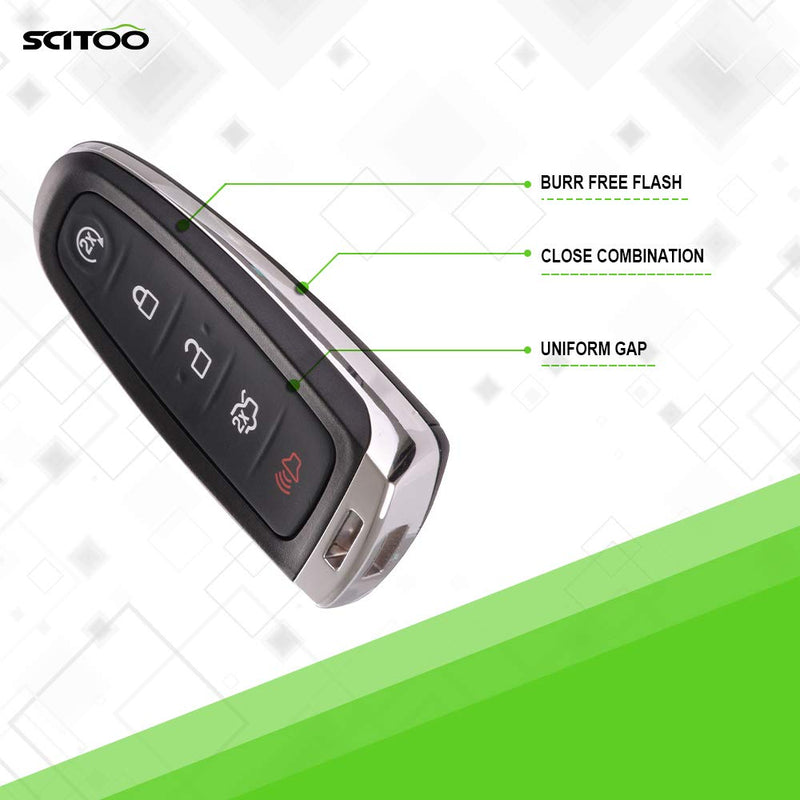  [AUSTRALIA] - SCITOO 2PCS Keyless Entry Remote Control Car Key Fob Shell Case 5 Buttons Replacement fit Lincoln/Ford Series M3N5WY8609