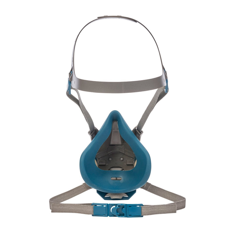  [AUSTRALIA] - 3M respiratory protection half mask 6502QL - breathing mask with cool-flow exhalation valve & quick-release mechanism - reusable mask with a large selection of filters for a wide range of uses, size M single