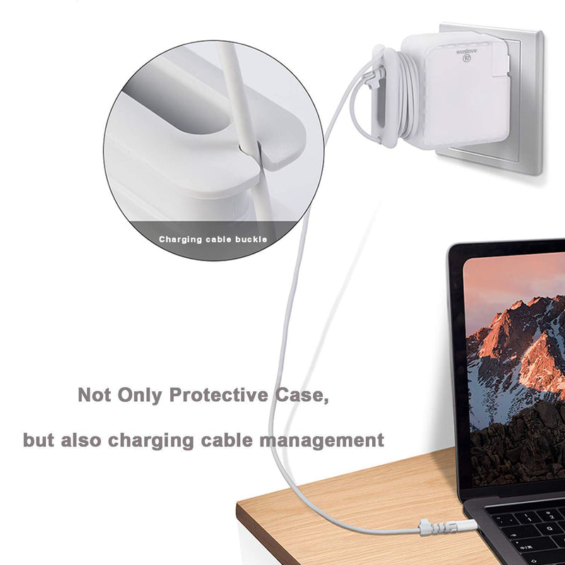 Maogoam MacBook Charger Case for MacBook Pro 16", 15" [Extra Protection] [With Charging Cable Management Cord Winder Organizer] [Compatible With Magsafe & USB C Power Adapter ] MacBook Pro Accessories - LeoForward Australia