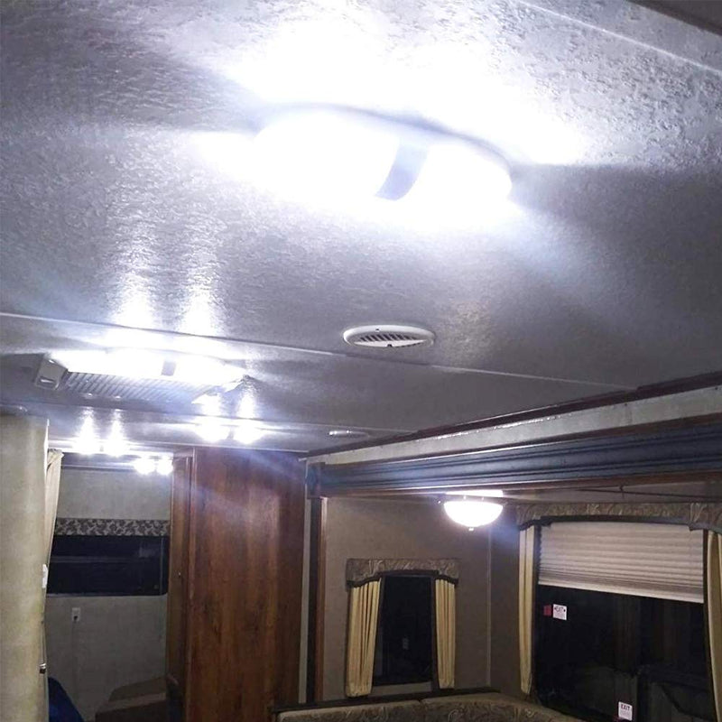  [AUSTRALIA] - BlyilyB 10-Pack BA15D 1142 6500K White LED Bulbs Replacement Lamps DC 12V Interior RV Camper Trailer Lighting Boat Yard Light Tail Bulbs (Pack of 10) White Color
