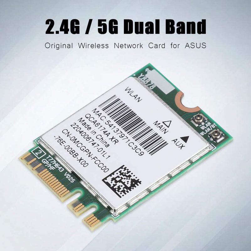  [AUSTRALIA] - PUSOKEI NGFF M.2 Network Card,802.11AC 867M Bluetooth 4.1 Dual Band 2.4G/5G WiFi Module NGFF Intel Card for Laptop,802.11a/b/g/n/ac