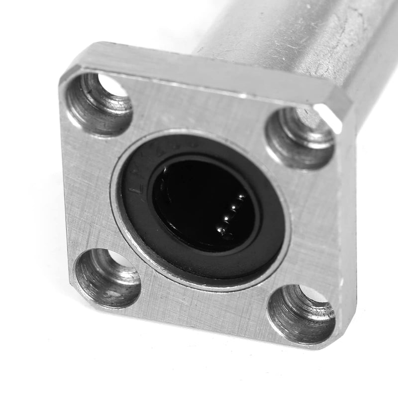  [AUSTRALIA] - Ruimou 2Pcs LMK12UU Lengthen Model Square Linear Bearing Slide Unit Bushing(12MM Inner Dia.) for CNC Machine,3D Printer Parts