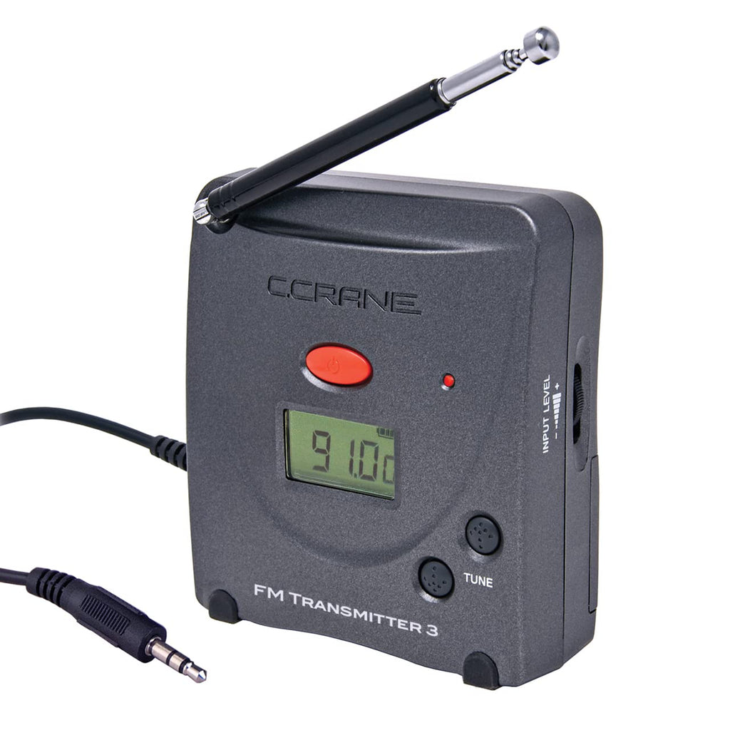  [AUSTRALIA] - C. Crane Digital FM Transmitter 3 Send Near Broadcast Quality Stereo Audio from Your Mobile Phone or Any Audio Device to A Nearby FM Radio. Broadcast at Churches, Gyms, Correctional Facility & More