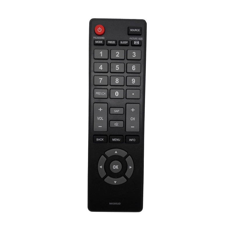 New NH305UD Remote Control fit for Emerson LCD LED TV HDTV LE240EM4 LC320EM3FA LF402EM6 LF402EM6F LF461EM4 LF461EM4A LF501EM4 LF501EM4A LF501EM4F LF501EM5 LF501EM5F LF501EM6F LE391EM4 - LeoForward Australia