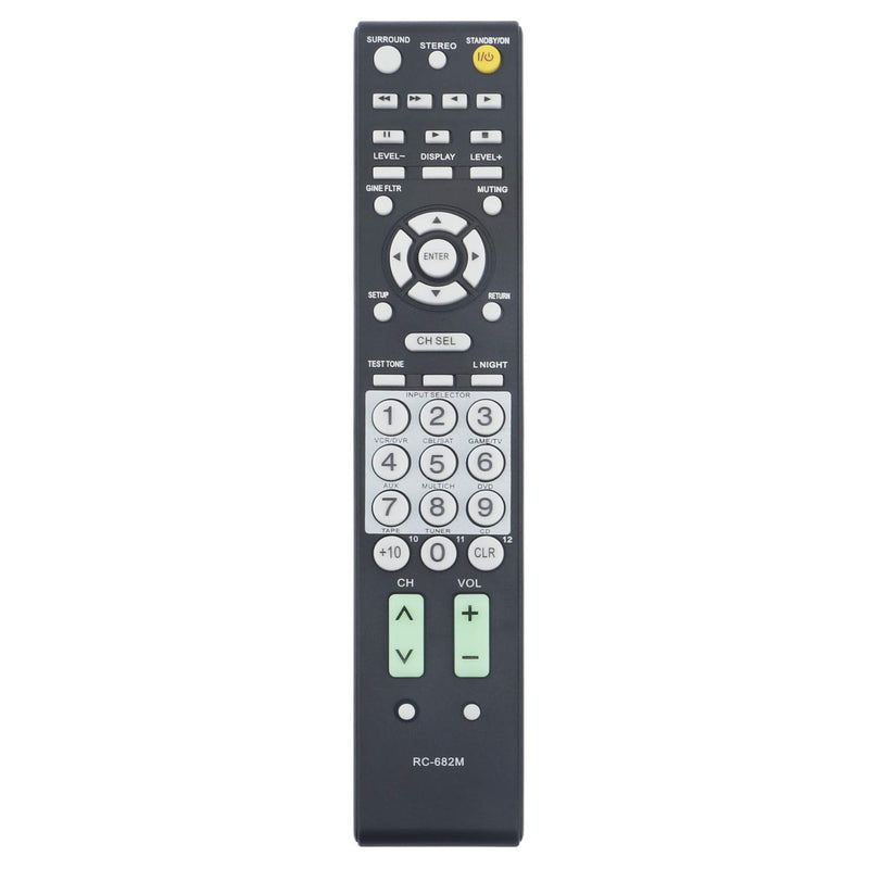 RC-682M Replaced Remote Control - WINFLIKE RC682M AV Remote Control Replacement fit for Onkyo AV Receiver RC-681M RC-606S RC-607M SR603/502/504 HTR550 HTR550S HT-R550 HTR557 HT-R557 Remote Controller - LeoForward Australia