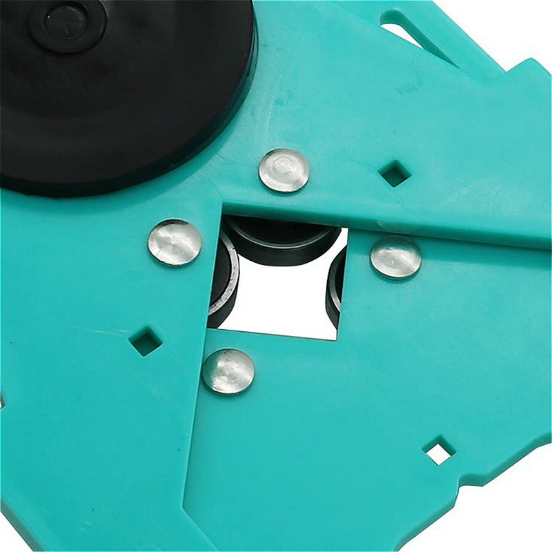 Drill Bit Hole Saw Guide Jig Fixture Adjustable Diamond Hole Cutter Centering Locator Holder with Vacuum Base Sucker Openings Locator - LeoForward Australia