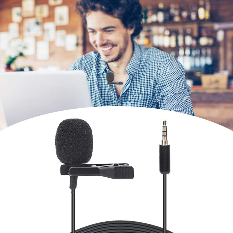  [AUSTRALIA] - Mini Lapel Mic Collar Microphone Allround Carry Mode Aps Advanced Material for Voice Chat, Speech, Conference, Interview, Etc Camera and Computer