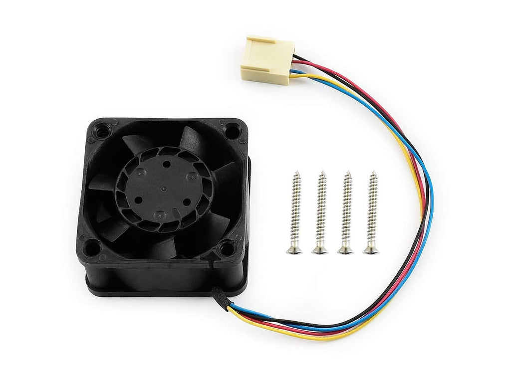  [AUSTRALIA] - Dedicated DC 5V Cooling Fan Compatible with NVIDIA Jetson Nano Developer Kit and B01 Version PWM Speed Adjustment Strong Cooling Air Fan 40mm×40mm×20mm with 4PIN Reverse-Proof Connector