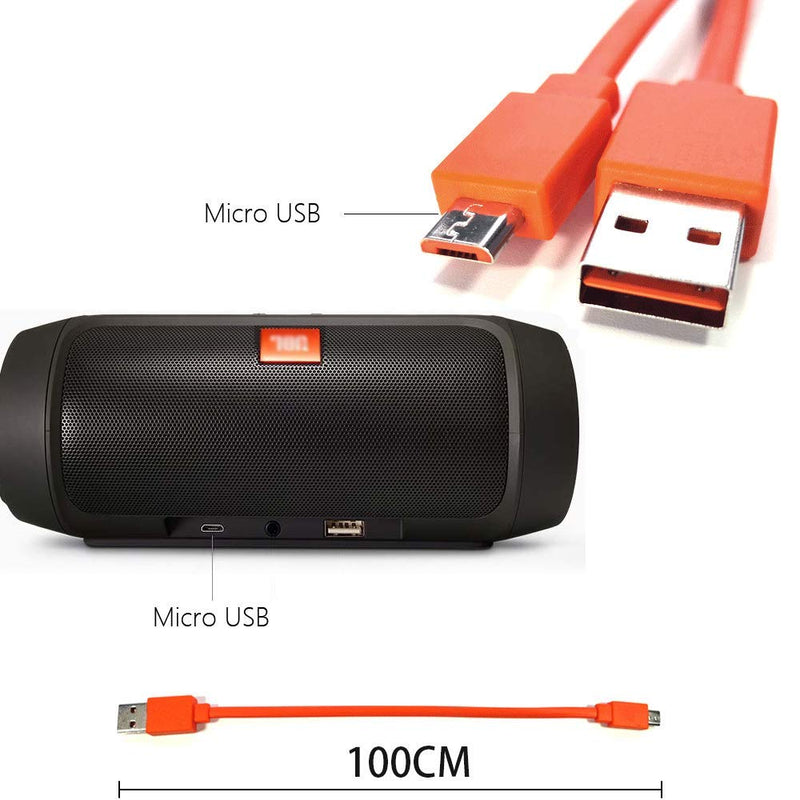  [AUSTRALIA] - Fast Power Charging Micor USB Charger Cable Cord Compatible with JBL Wireless Speaker JBL Flip 4 3 2 Charge 3 2 2+ Plus Clip 3 2 Pulse 3 2 GO GO2 Trip Bluetooth Speaker AC Adapter Power Supply Cable Micro USB