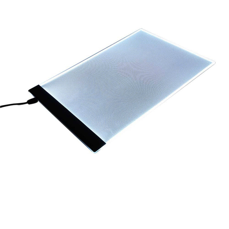  [AUSTRALIA] - AYNEFY Trace Light Pad, Ultra-Thin A4 Portable Led Light Box Tracer USB Power Cable Artcraft Stencil Table Board for Kids Artists Drawing Sketching