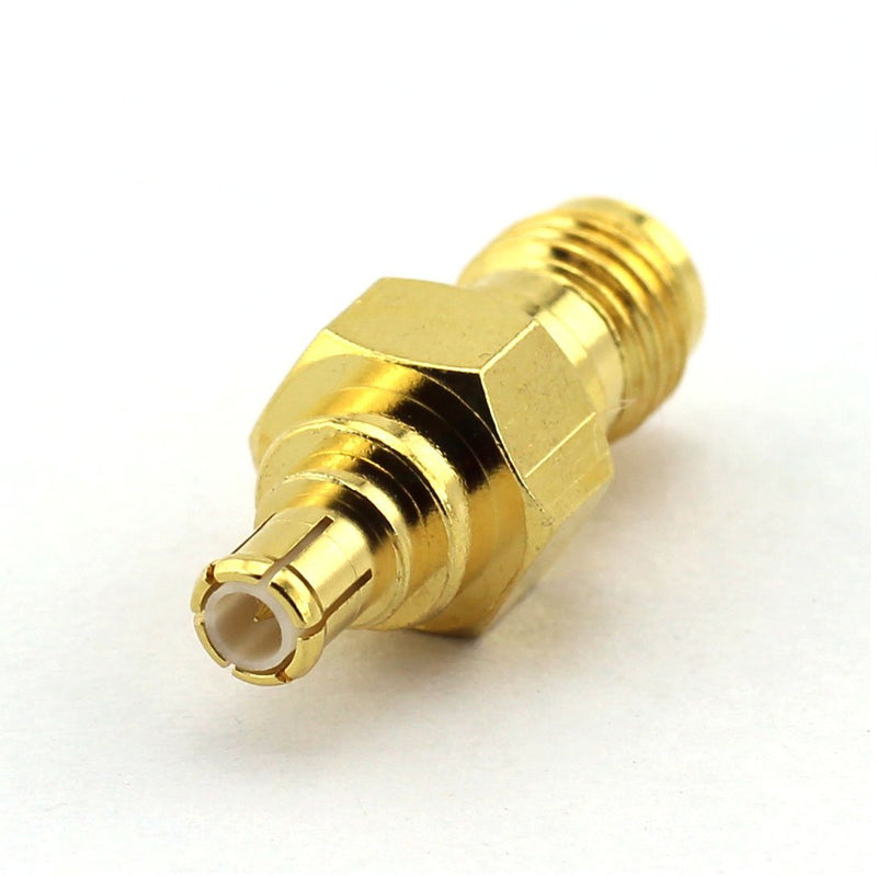  [AUSTRALIA] - DGZZI 2-Pack RF Coaxial Adapter SMA to MCX Coax Jack Connector SMA Female to MCX Male