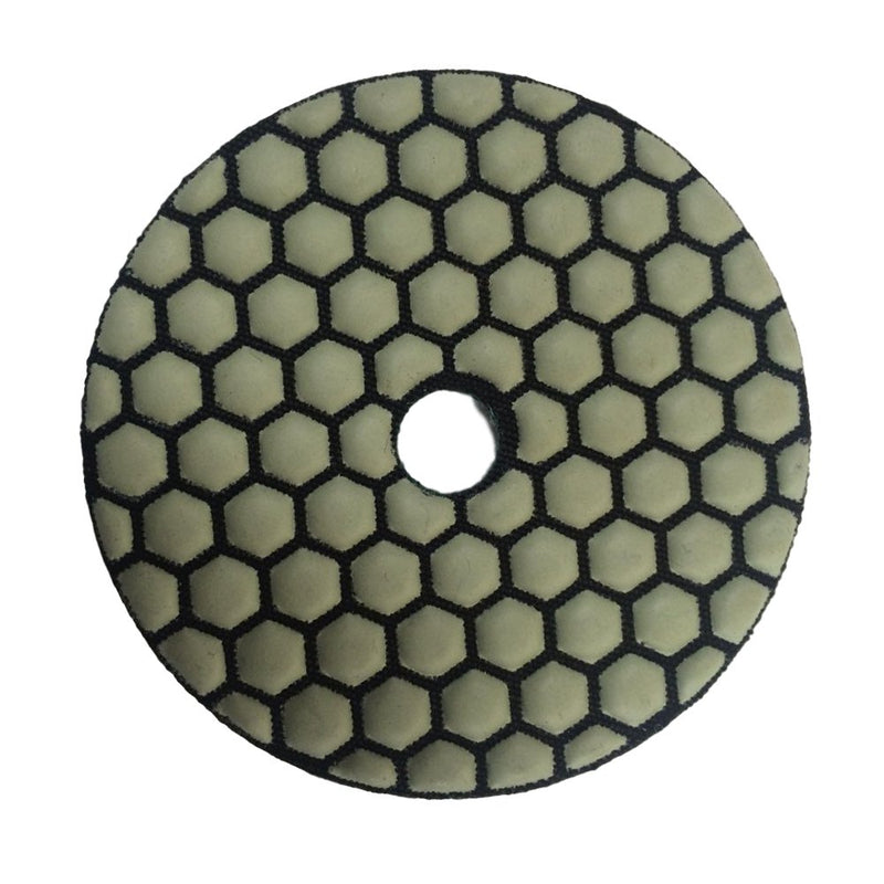  [AUSTRALIA] - Easy Light 3 Inch Diamond Dry Polishing Pads for Granite Marble Polisher (7 Pcs Set, Grit 50-3000) 7 Pcs: 50-3000#