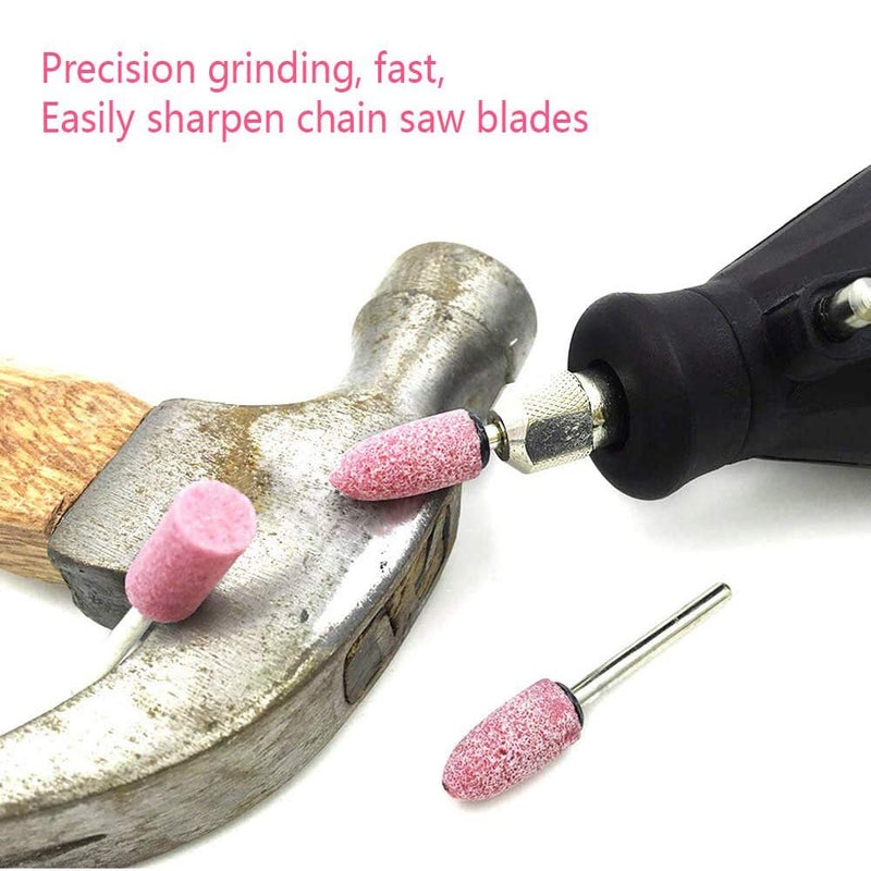  [AUSTRALIA] - 100 pieces grinding polishing head, 3 mm grinding shaft, grinding stone for polishing grinding accessories, polishing accessories set for rotary tools, multifunctional grinding polishing accessories