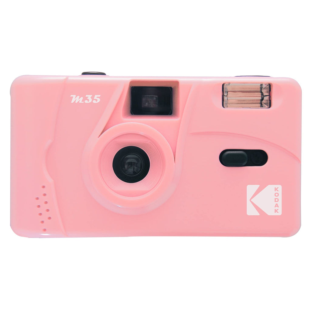  [AUSTRALIA] - Kodak M35 35mm Film Camera - Focus Free, Reusable, Built in Flash, Easy to Use (Candy Pink) Candy Pink