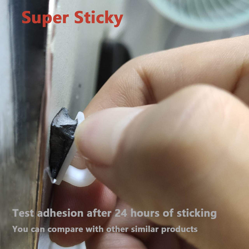  [AUSTRALIA] - Yocice Cable Clips 60pcs with Strong Adhesive Tapes,Wire Holder Organizer Cord Management for Car, Office and Home (Black- CC05(60PCS)) Black- CC05(60PCS)