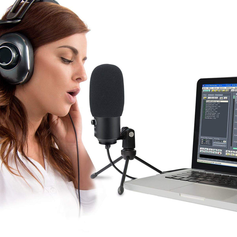  [AUSTRALIA] - YOUSHARES Foam Mic Windscreen - Wind Cover Pop Filter Compatible with Fifine USB Microphone (669B K669) for Recording and Streaming