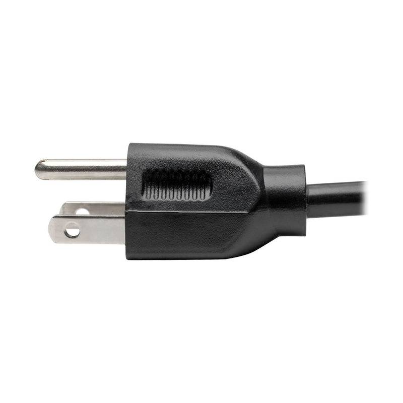 Tripp Lite Standard Computer Power Cord 10A,18AWG (NEMA 5-15P to IEC-320-C13) 20-ft.(P006-020) Black 20ft. - LeoForward Australia