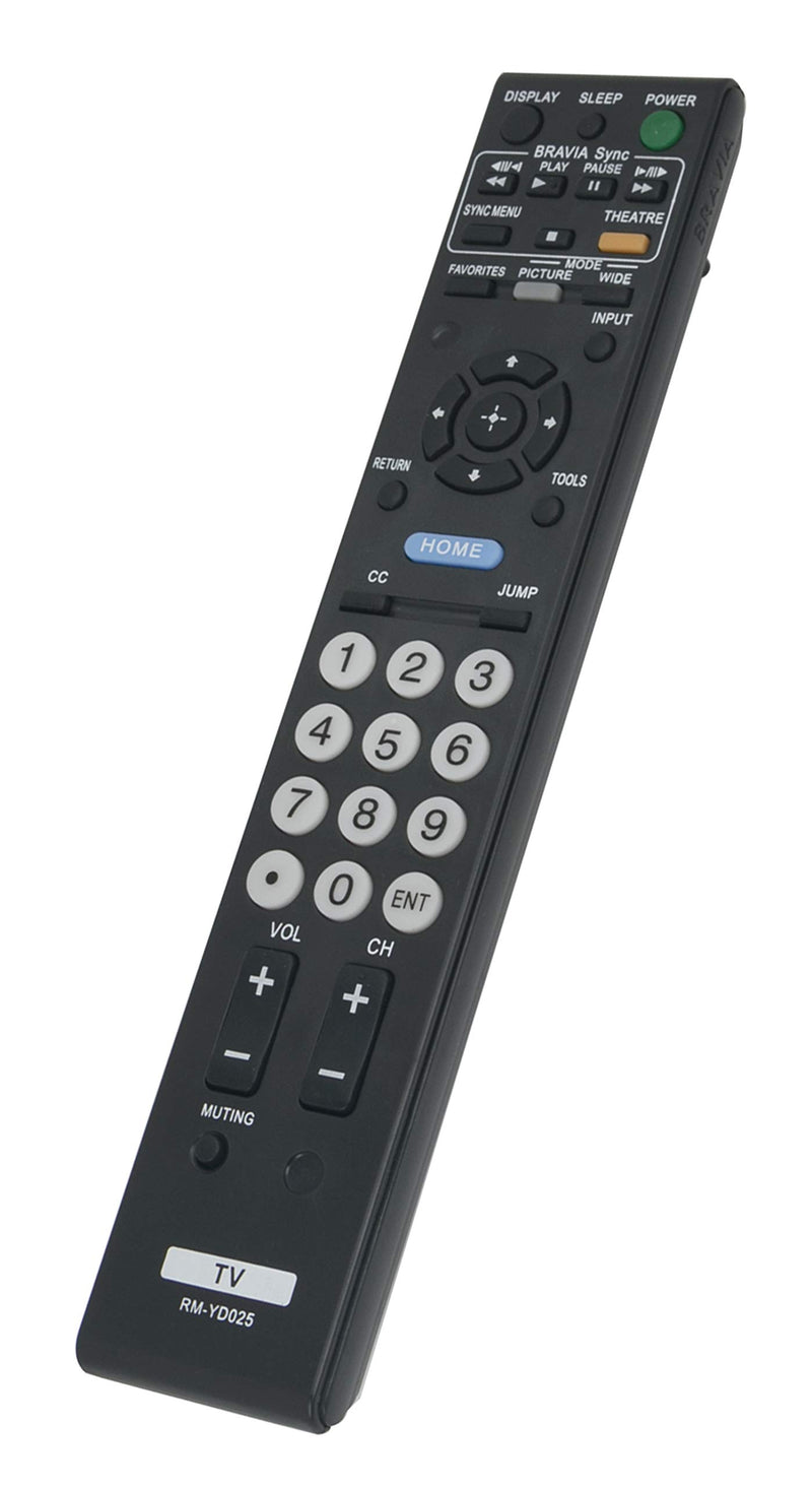 RM-YD025 Replaced Remote fit for Sony TV KDL-46S4100 KDL-40S4100 KDL-52S4100 KDL-22L4000 KDL-40S504 KDL-19M4000 KDL-40S5100 KDL-40SL150 KDL-40V5100 KDL-40VE5 KDL-46S504 KDL-46S5100 KDL-46V5100 - LeoForward Australia