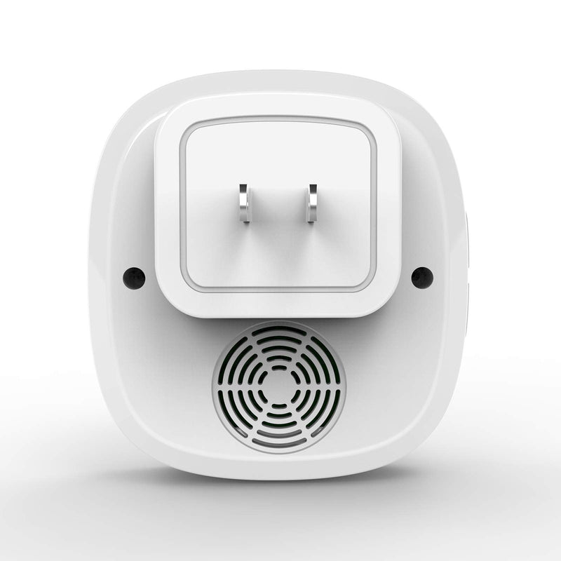  [AUSTRALIA] - Extra Wireless Plug-in Receiver for HTZSAFE Wireless Alarms- Up to 32 Zones and 35 Optional Melodies- 4 Adjustable Volume Levels,White 1 Receiver(White)