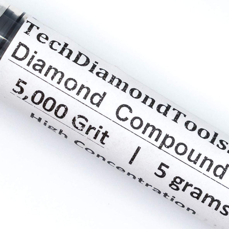  [AUSTRALIA] - TechDiamondTools Diamond Polishing Compound Polishing Paste 5,000 Grit 2-3 Microns for Marble Glass Metal Rock Jewelry Resin Silver Chrome Gemstone with High Concentration of Diamond Powder USA Made 5,000 grit / 2 - 3 microns