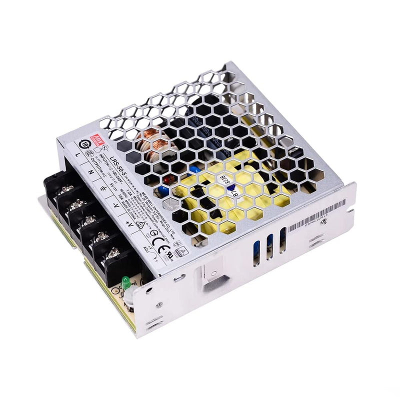  [AUSTRALIA] - 50W 5VDC 10A 115/230VAC Enclosed Switching Power Supply Switching Converter LED Driver for LED Strip Light CCTV Camera Security System,Computer Project,3D Printer