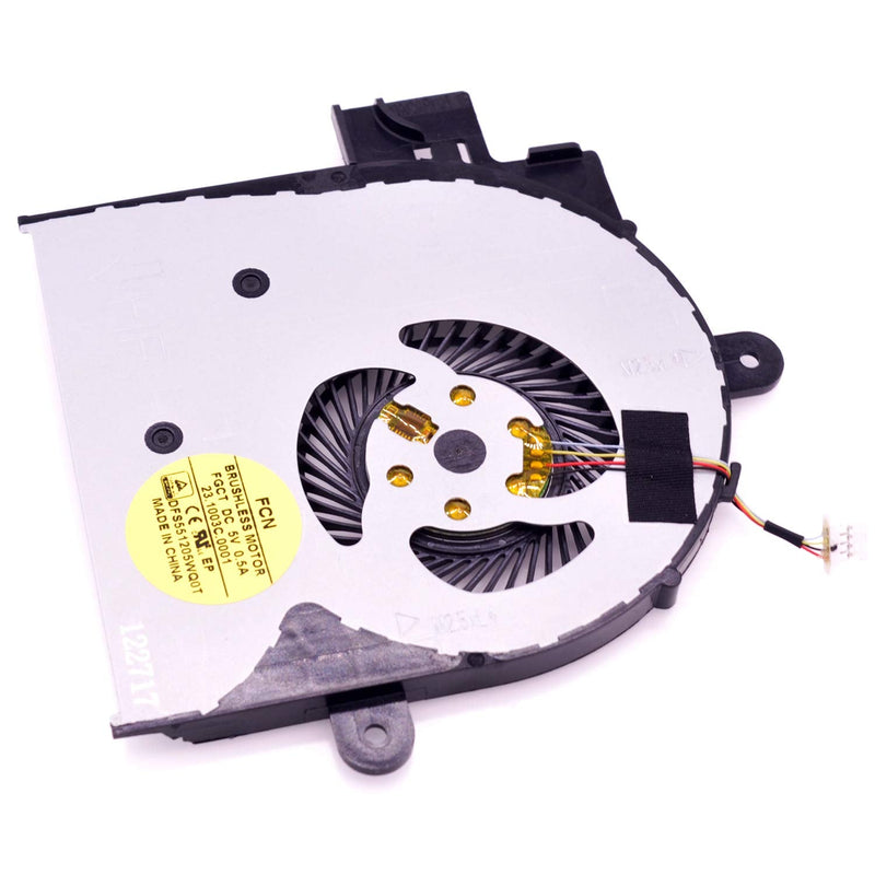  [AUSTRALIA] - Deal4GO CPU Fan Cooling Fan Replacement for HP Envy X360 M6-W M6-W000 M6-W100 M6-W010DX M6-W101DX M6-W102DX 807524-001