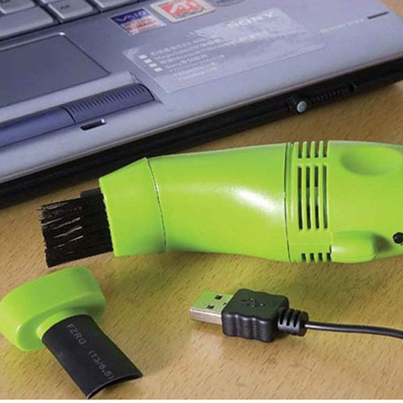  [AUSTRALIA] - NUOBESTY Mini USB Vacuum Cleaner Keyboard Computer Cleaner for Car or Home (Random Color)