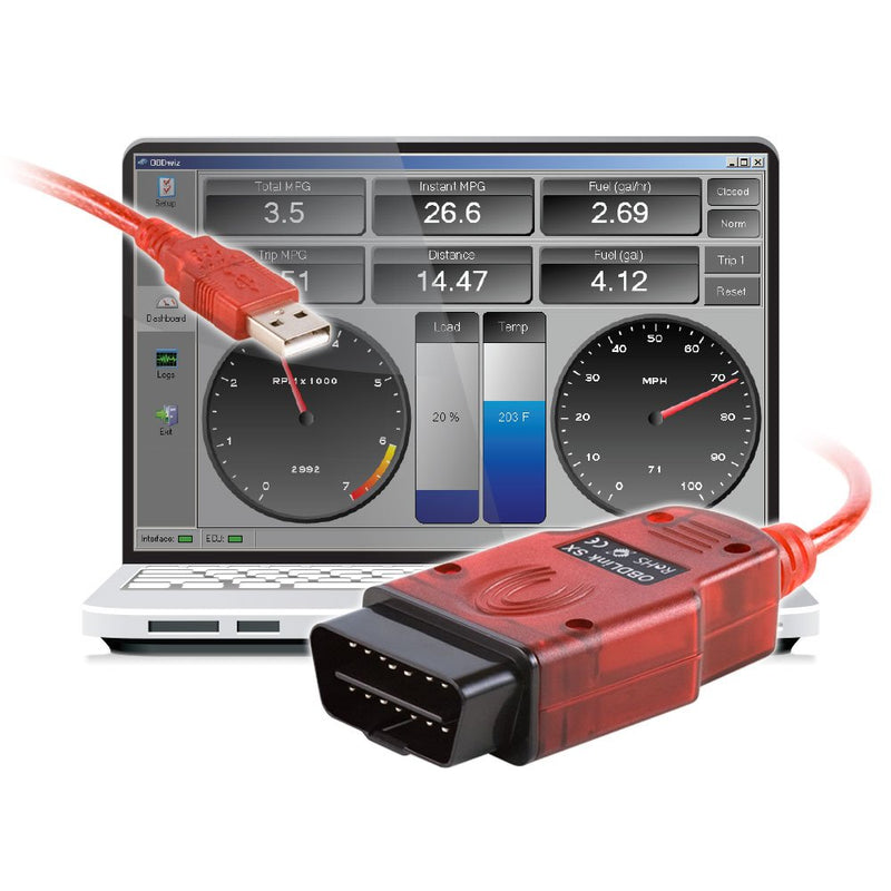 ScanTool OBDLink SX USB: Professional Grade OBD-II Automotive Scan Tool for Windows – DIY Car and Truck Data and Diagnostics - LeoForward Australia