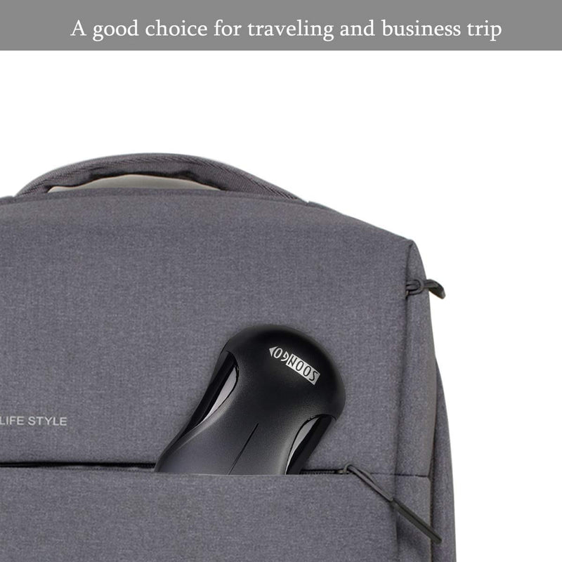 Computer Mouse 2 Pack Mini USB Mouse for Laptop Designed USB Optical Wired Mice for Office and Home use Compatible with Computer Laptop PC Desktop Windows 7/8/10/XP Vista and Mac Black Color by SOONGO BlackDouble - LeoForward Australia