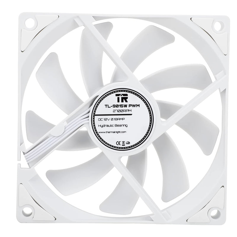  [AUSTRALIA] - Thermalright TL-9015W 92mm Slim White Fan, 15mm Thick, PWM Control, 2700RPM, Balance Performance Case Fan