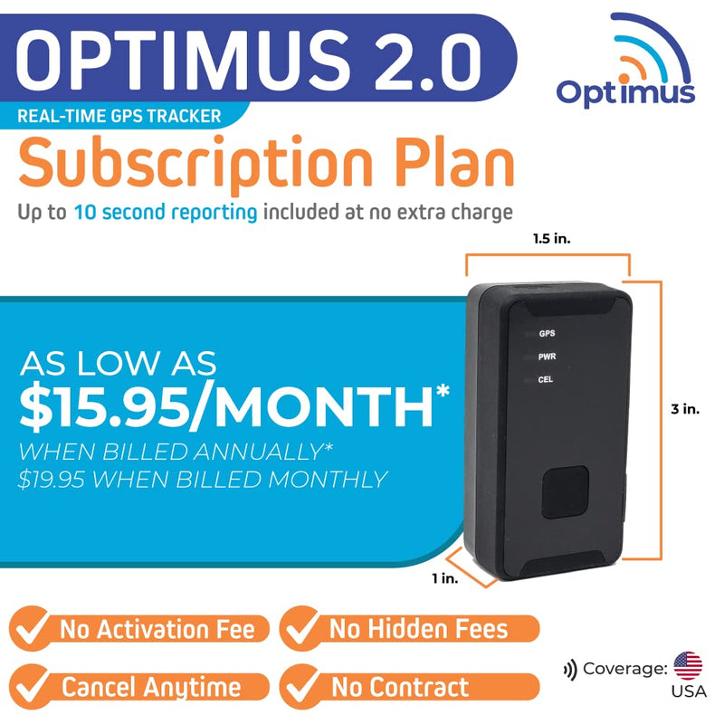  [AUSTRALIA] - Optimus 2.0 GPS Tracker for Vehicles, Assets, People - 4G LTE - Real-Time GPS Tracking Device - Instant Alerts