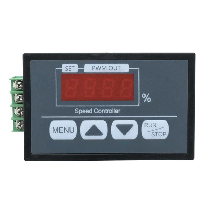  [AUSTRALIA] - Aideepen PWM DC Motor Speed Controller DC 6-60V 12V 24V 36V 48V 30A Speed Adjustable Stepless Controller with Slow Start/Stop Setting PWM Motor Speed Controller (Button)