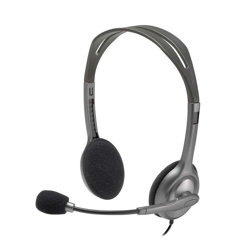  [AUSTRALIA] - Logitech Stereo Headset H110, Standard Packaging, Silver